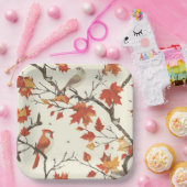 エレガント秋紙プレート ペーパープレート (パーティー)