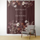 エレガント秋結婚フローラの背景 タペストリー (インサイチュ)
