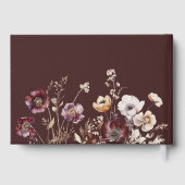 エレガント秋結婚フローラ ゲストブック (裏面)