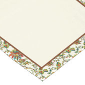 エレガント秋花柄テーブルランナー ショートテーブルランナー (コーナー)