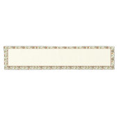 エレガント秋花柄テーブルランナー ショートテーブルランナー (横)