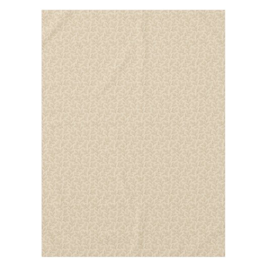 エレガント秋葉パターン | ミニマル秋 テーブルクロス (正面)