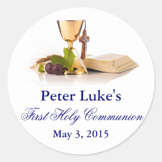 エレガント第1共産党の好意ラベル|ラベル ラウンドシール (正面)