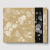 エレガント第1紙結婚周年記念お祝い ゲストブック (裏面)