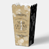 エレガント第1紙結婚周年記念お祝い フェイバーボックス (裏面)