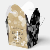 エレガント第1紙結婚周年記念お祝い フェイバーボックス (オープン)