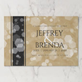 エレガント第1紙結婚周年記念お祝い ペーパーパッド (正面)