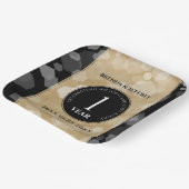 エレガント第1紙結婚周年記念お祝い ペーパープレート (傾斜あり)