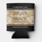 エレガント第1紙結婚周年記念お祝い 缶クーラー (正面)