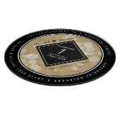 エレガント第1紙結婚周年記念 カッティングボード (角)