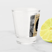 エレガント第1紙結婚周年記念 ショットグラス (左)