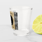 エレガント第1紙結婚周年記念 ショットグラス (右)