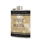 エレガント第1紙結婚周年記念 フラスク (左)