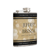 エレガント第1紙結婚周年記念 フラスク (右)