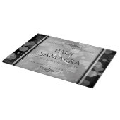 エレガント第10回ティン結婚ズ記念日お祝い カッティングボード (角)