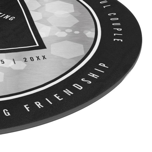 エレガント第10回ティン結婚ズ記念日お祝い カッティングボード (角)