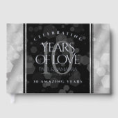 エレガント第10回ティン結婚ズ記念日お祝い ゲストブック (正面)