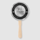 エレガント第10回ティン結婚ズ記念日お祝い ハンドファン (正面)