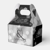 エレガント第10回ティン結婚ズ記念日お祝い フェイバーボックス (正面サイド)