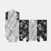 エレガント第10回ティン結婚ズ記念日お祝い フェイバーボックス (折り畳みなし)