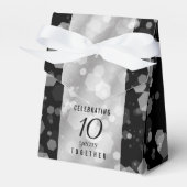 エレガント第10回ティン結婚ズ記念日お祝い フェイバーボックス (正面サイド)