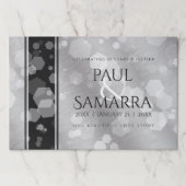 エレガント第10回ティン結婚ズ記念日お祝い ペーパーパッド (正面)