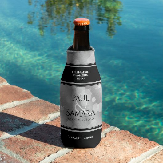 エレガント第10回ティン結婚ズ記念日お祝い ボトルクーラー (インサイチュ プール)