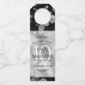 エレガント第10回ティン結婚ズ記念日お祝い ボトルネックタグ (裏面)