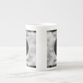 エレガント第10回ティン結婚ズ記念日お祝い ボーンチャイナマグカップ (正面)