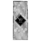 エレガント第10回ティン結婚ズ記念日お祝い ワインギフトバッグ (正面)