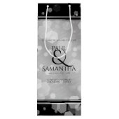 エレガント第10回ティン結婚ズ記念日お祝い ワインギフトバッグ (裏面)