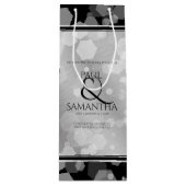 エレガント第10回ティン結婚ズ記念日お祝い ワインギフトバッグ (正面)