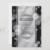 エレガント第10回ティン結婚ズ記念日お祝い 招待状 (裏面)