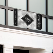 エレガント第10回ティン結婚ズ記念日お祝い 横断幕 (ビルの外側)