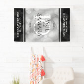 エレガント第10回ティン結婚ズ記念日お祝い 横断幕 (インサイチュ)