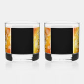 エレガント第16回ゴールデン・トパ結婚ス記念日 ウイスキーグラス (左)