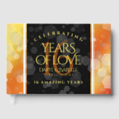 エレガント第16回ゴールデン・トパ結婚ス記念日 ゲストブック (正面)