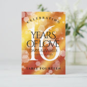 エレガント第16回ゴールデン・トパ結婚ス記念日 サンキューカード (スタンド正面)