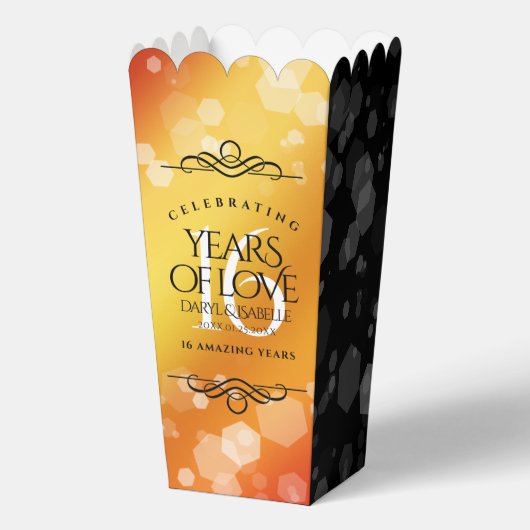 エレガント第16回ゴールデン・トパ結婚ス記念日 フェイバーボックス (正面)