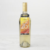 エレガント第16回ゴールデン・トパ結婚ス記念日 ボトルネックタグ (ボトル)