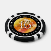 エレガント第16回ゴールデン・トパ結婚ス記念日 ポーカーチップ (シングル)