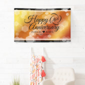 エレガント第16回ゴールデン・トパ結婚ス記念日 横断幕 (インサイチュ)