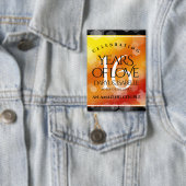 エレガント第16回ゴールデン・トパ結婚ス記念日 缶バッジ (インサイチュ)