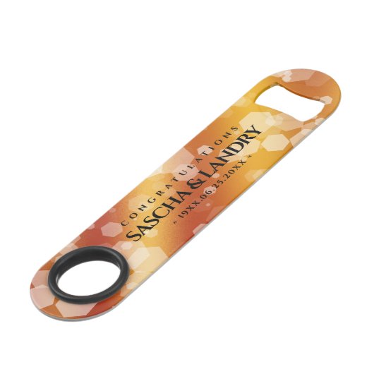 エレガント第16回23回トパーズ結婚記念日 スピード栓抜き (正面アングル)