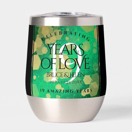 エレガント第19回ジェイド結婚記念日お祝い (正面)