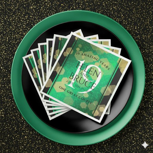 エレガント第19回ジェイド結婚記念日お祝い