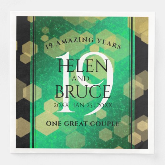エレガント第19回ジェイド結婚記念日お祝い (正面)
