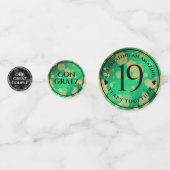 エレガント第19回ジェイド結婚記念日お祝い コンフェッティ (正面)