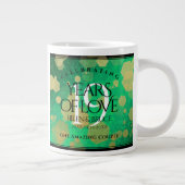 エレガント第19回ジェイド結婚記念日お祝い ジャンボコーヒーマグカップ (右)