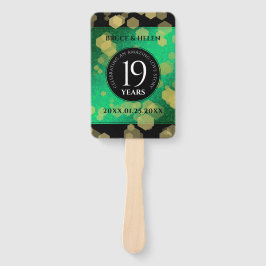 エレガント第19回ジェイド結婚記念日お祝い ハンドファン